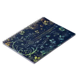 Flowers Guitar Art - Romantic Melody Notebook