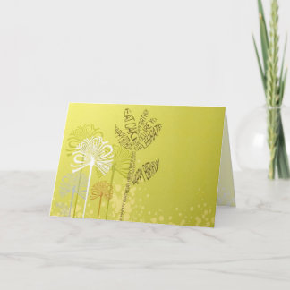 Flowers Happy Birthday Card