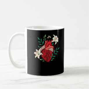 Flowers Heart Gardening Cardiologist Coffee Mug
