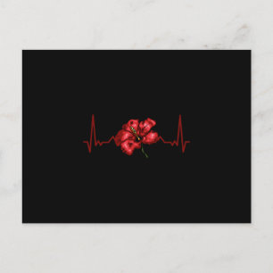 Flowers Hibiscus Blossom Postcard