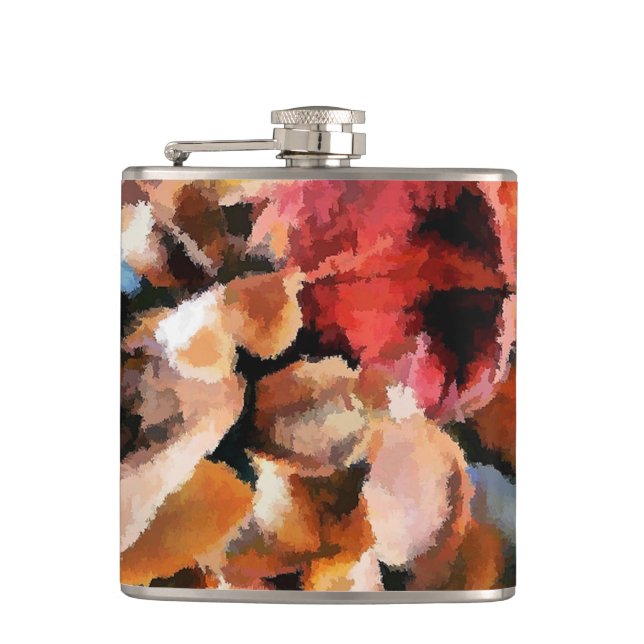 FLOWERS HIP FLASK (Front)