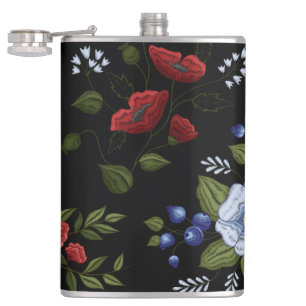 Flowers Hip Flask