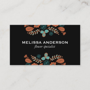 Flowers Illustrative II Business Card