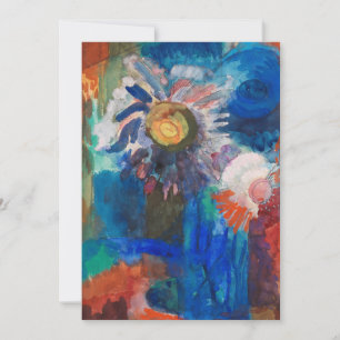 Flowers in a Blue Vase Fritz Schaefler