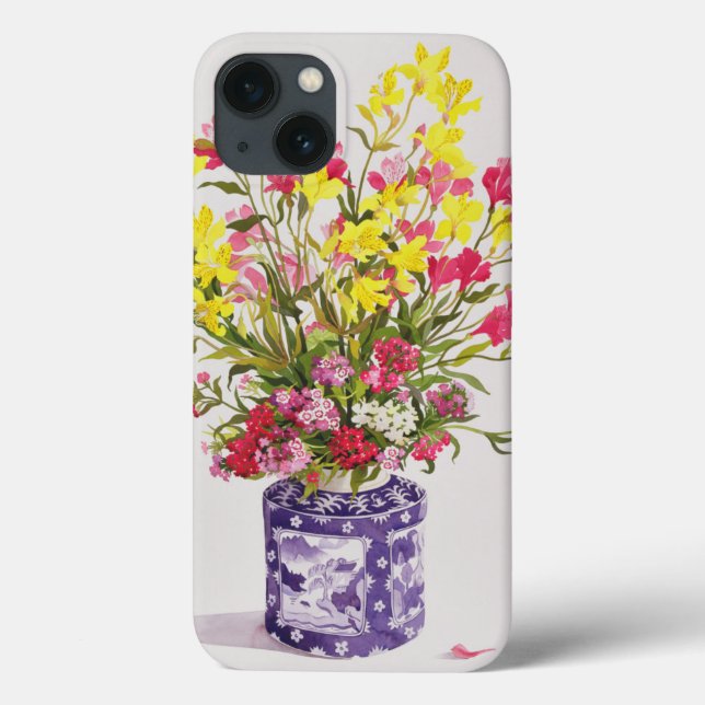 Flowers in a Chinese Jar Case-Mate iPhone Case (Back)