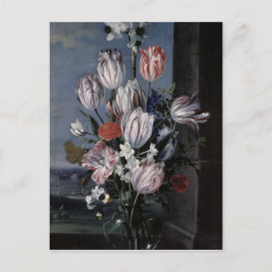Flowers in a Crystal Vase, 1652 Postcard