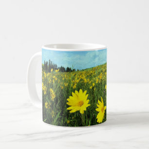 Flowers in a Field Coffee Mug