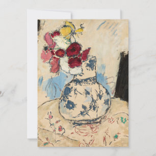 Flowers in a Flower Vase   Tadeusz Makowski