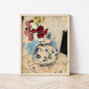 Flowers in a Flower Vase   Tadeusz Makowski Poster