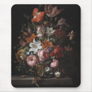 Flowers in a Glass Vase, 1704 Mouse Mat