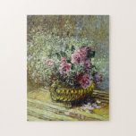 Flowers in a Pot Monet Fine Art Jigsaw Puzzle<br><div class="desc">Flowers in a Pot,  Claude Monet 1878. Oil on canvas.</div>