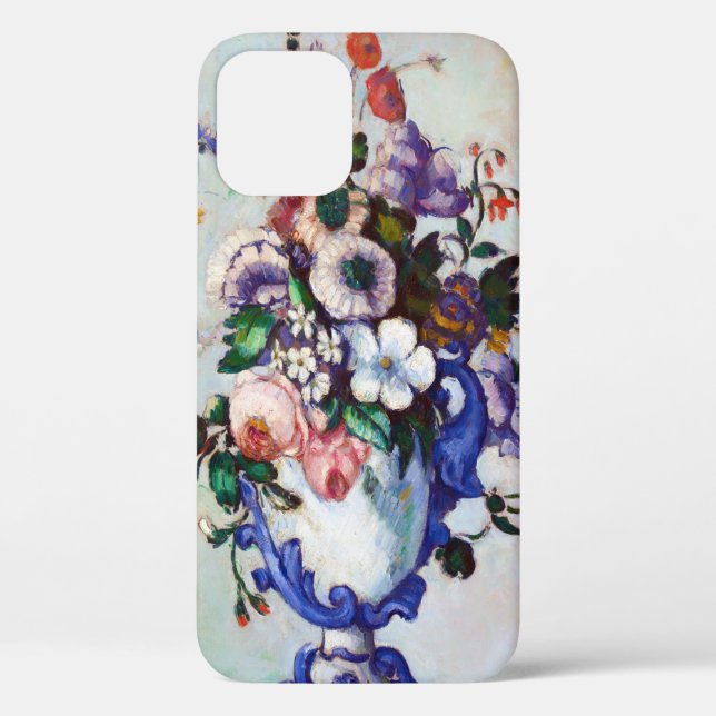 Flowers in a Rococo Vase, Paul Cezanne Case-Mate iPhone Case (Back)