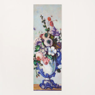 Flowers in a Rococo Vase, Paul Cezanne Yoga Mat