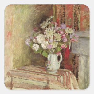 Flowers in a Vase, 1905 Square Sticker