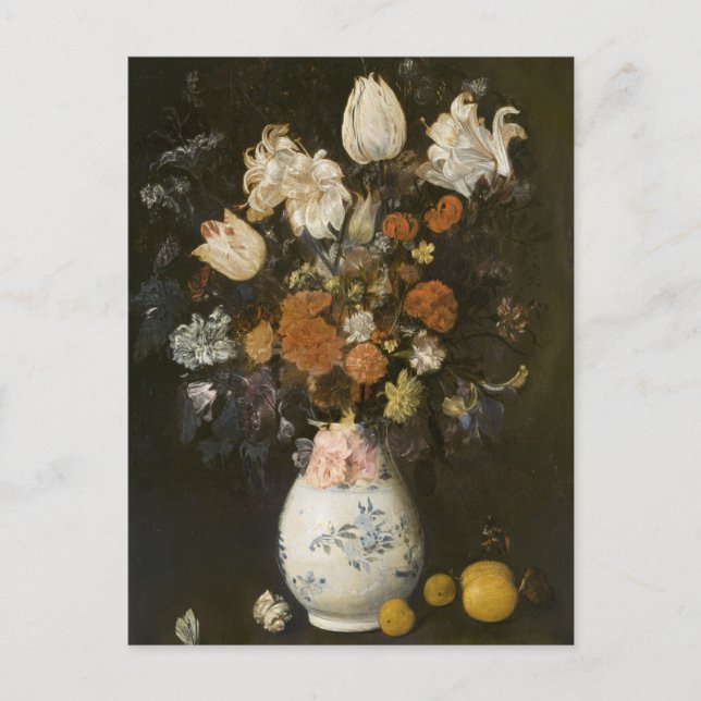 Flowers in a Vase by Judith Leyster Postcard (Front)