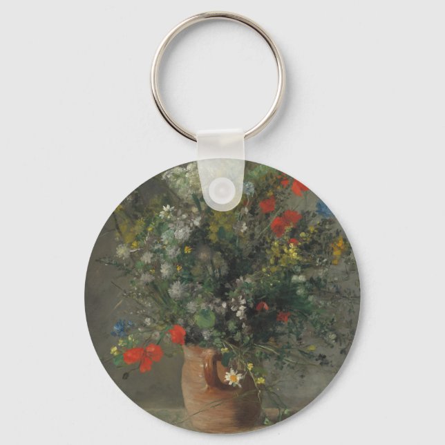 Flowers in a Vase, c.1866 Key Ring (Front)