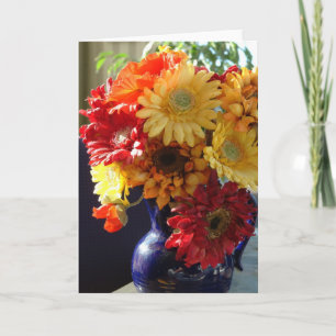 Flowers in a vase Card