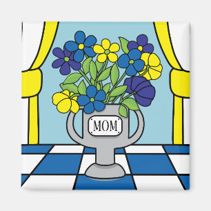 Flowers in a Vase Magnet