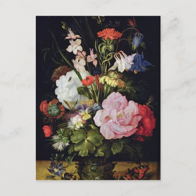 Flowers in a Vase Postcard (Front)