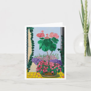 Flowers in Berlin Note Card