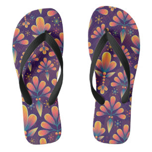 flowers in bloom adult flip flops