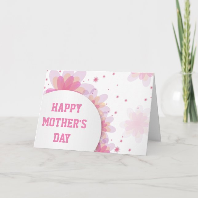 Flowers in Bloom Mother's Day Card (Front)