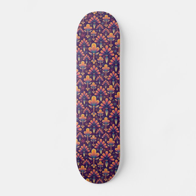 flowers in bloom skateboard (Front)