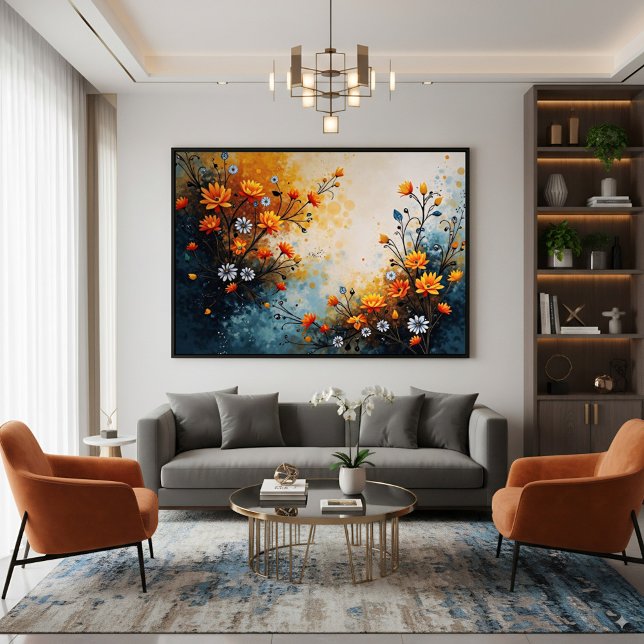 Flowers in Celebration Canvas Print (Creator Uploaded)