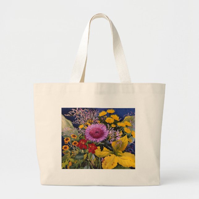 Flowers in December 2005 Large Tote Bag (Front)