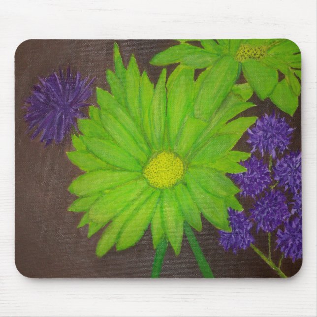 Flowers in Garden Mouse Mat (Front)