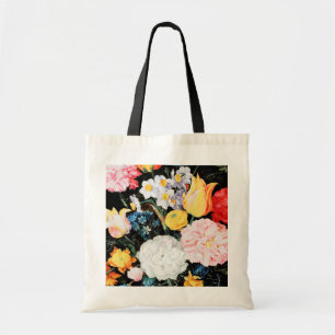 Flowers in Glass Vessel, Jan Brueghel the Younger Tote Bag
