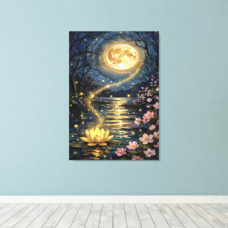 Flowers in nature canvas print