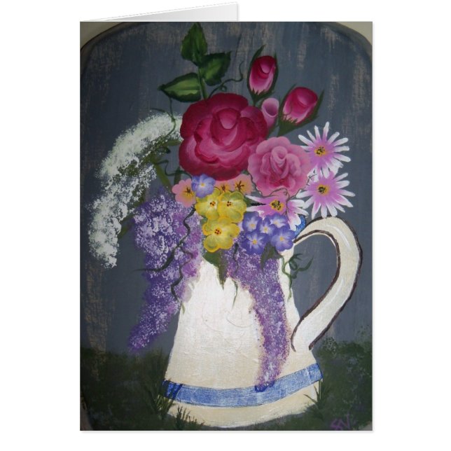 "Flowers in Pitcher" (Front)