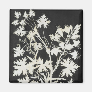 Flowers in Silhouette Magnet