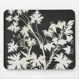 Flowers in Silhouette Mouse Mat