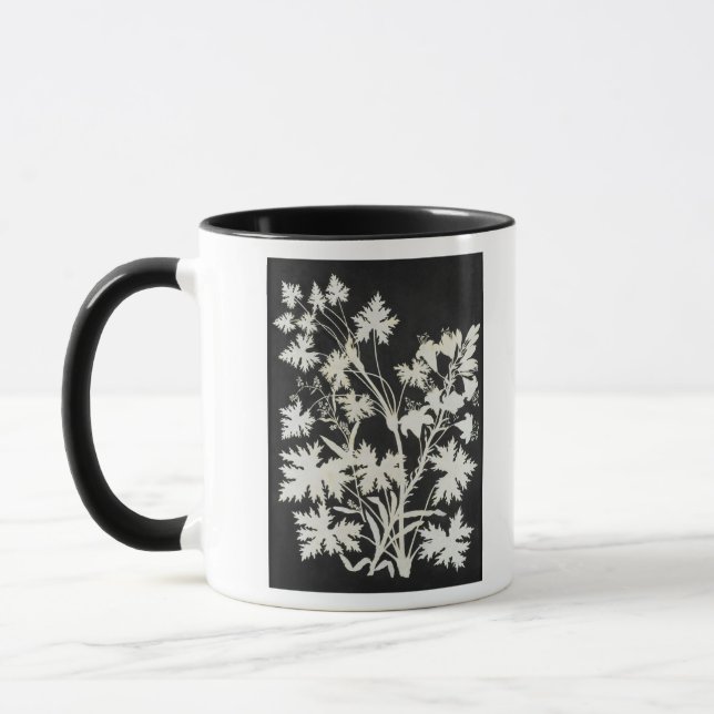 Flowers in Silhouette Mug (Left)