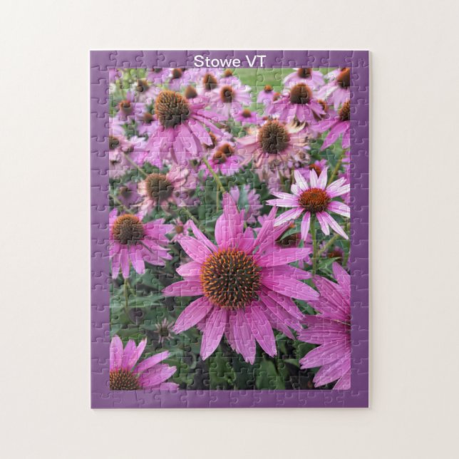 Flowers In Stowe Vermont Jigsaw Puzzle (Vertical)