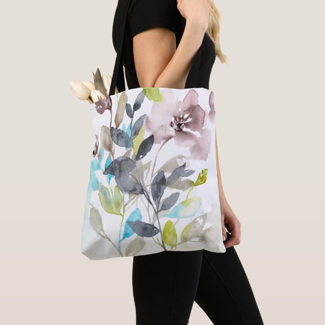 Flowers in the Mix Tote Bag (Close Up)