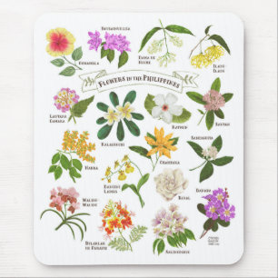 Flowers in the Philippines Mouse Mat