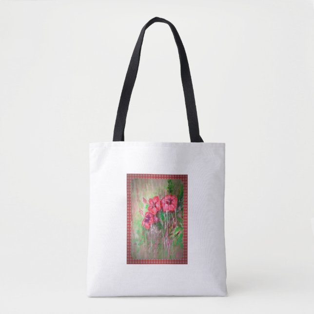Flowers in the Rain Tote Bag (Front)