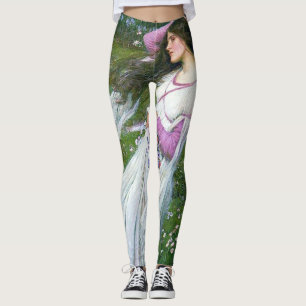 Flowers in the Wind, John William Waterhouse Leggings