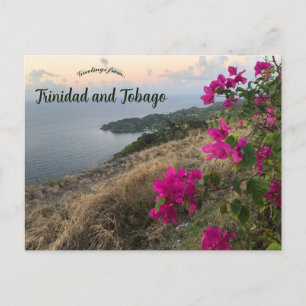 Flowers in Trinidad and Tobago Postcard