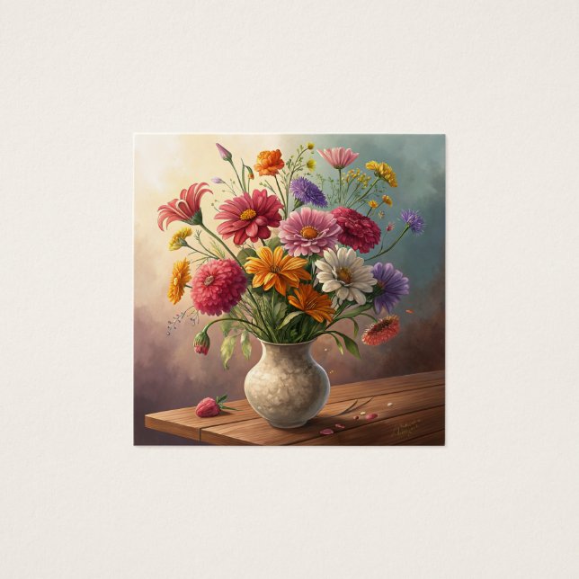 Flowers in vase (Front)