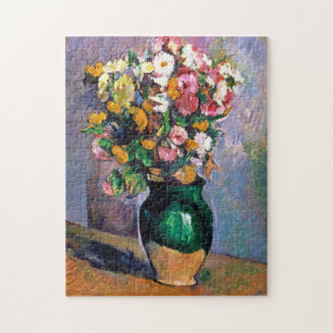 Flowers in Vase, Cezanne Jigsaw Puzzle
