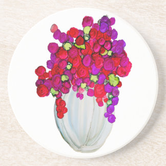 Flowers in Vase Coaster