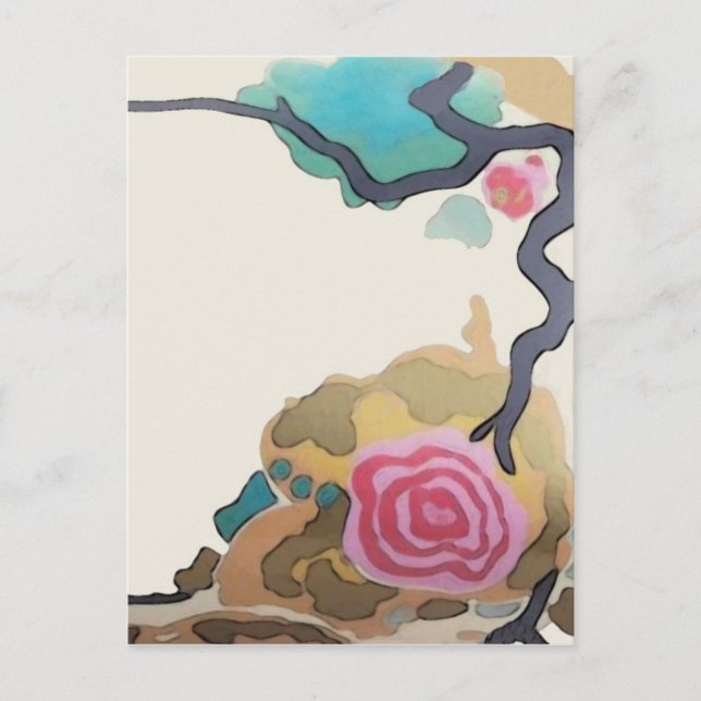 Flowers in Watercolors ~ Postcard / Invitations (Front)