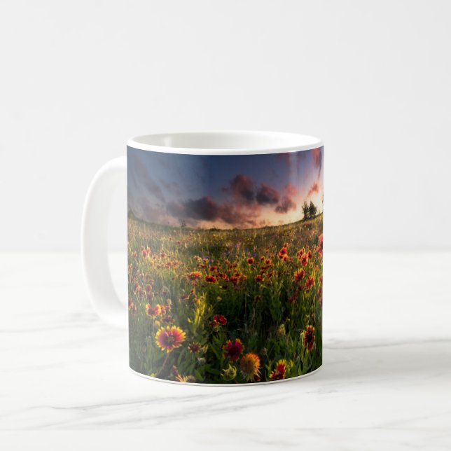 Flowers | Indian Blanket Wildflower Texas Coffee Mug (Front Left)