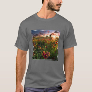 Flowers Indian Blanket Wildflower Texas T-Shirt