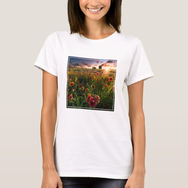 Flowers | Indian Blanket Wildflower Texas T-Shirt (Front)