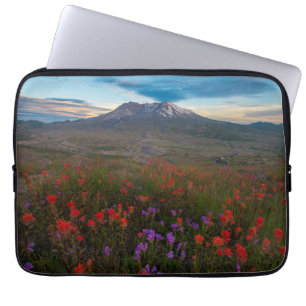 Flowers Indian Paintbrush & Penstemon Laptop Sleeve